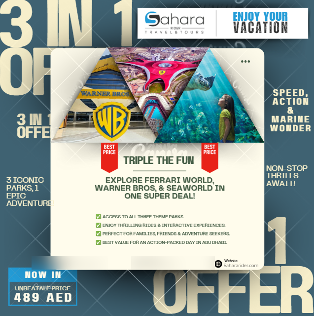 Three-attraction campaign designed by Ali Shan Ayyaz