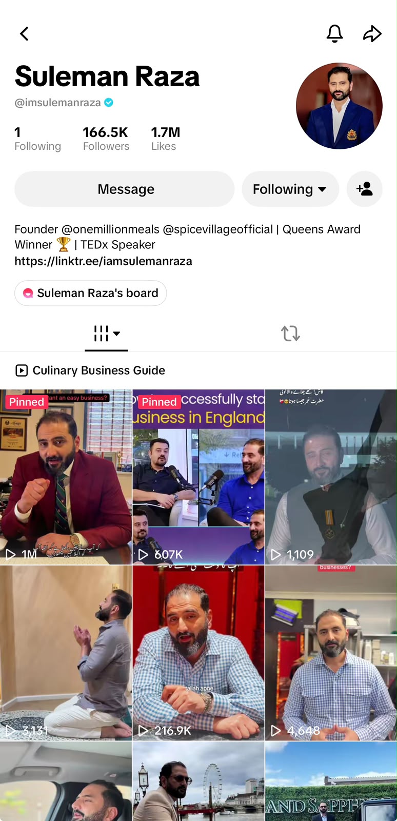 Suleman Raza · Personal PR performance evidence 3